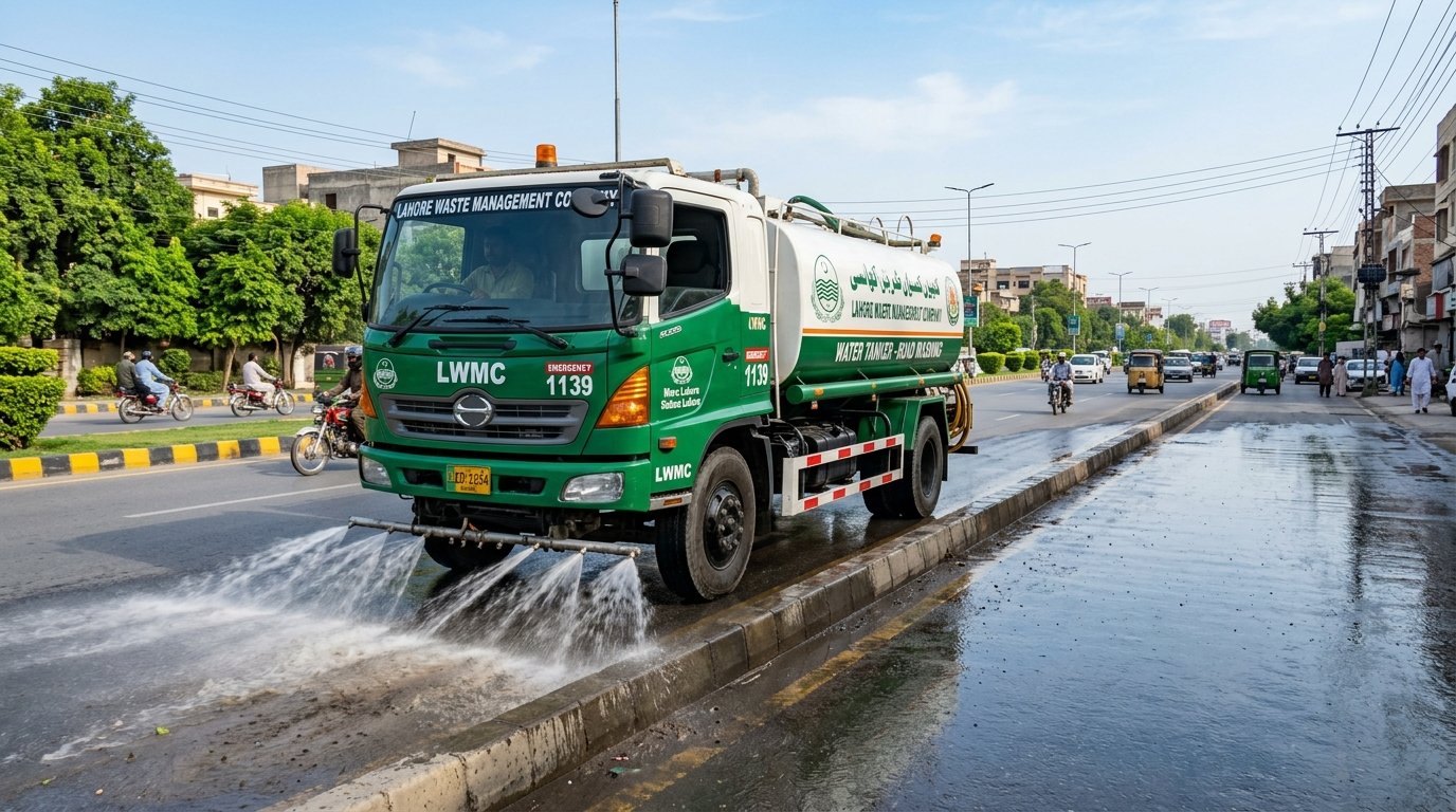 Mechanical Road Washing & Urban Sanitization